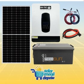 Resim Solar Enerji Deposu 3000w Lityum Güneş Enerjisi Paketi 