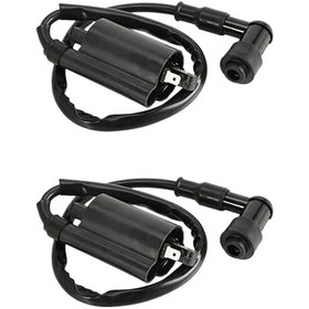 Resim 2x Motosiklet Ateşleme Bobini Gs125 Gn125 Vx250 Virago 1100 Xv1100 Xv-1100 1995-2007 Yeni İçin Uygundur 