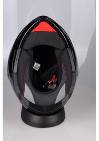 Resim Lazer Golden Çene Açılır Güneş Vizörlü Kask Mat Gri 