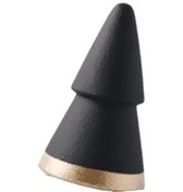 Resim Suntek Magideal İskandinav Tarzı Seramik Yılbaşı Ağacı Siyah-s 