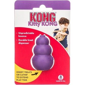 Resim Kong Kitty Klasik Kong Şeklinde Kedi Oyuncağı 
