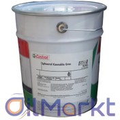 Resim Castrol Spheerol Kauçuklu Yeşil Gres 16 Kg Suya Dayanıklı Gres 