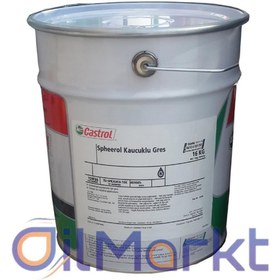 Resim Castrol Spheerol Kauçuklu Yeşil Gres 16 Kg Suya Dayanıklı Gres 
