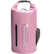 Resim Elmpaly Erkek 10l Pembe Karbon Fiber Sırt Çantası Kova - Kilitlenebilir Su Geçirmez Çanta Pembe 