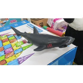 Resim Plastik Oyuncak Büyük Boy Hayvan Çekiç Başlı Köpekbalığı Sphyrna 23 Cm 