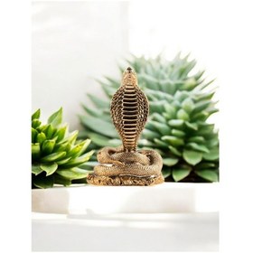 Resim Ev Dekoratif Yılan Obje - Gold 