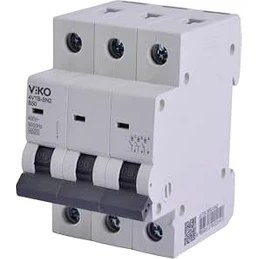 Resim 4VTB-3B50 Otomatik Sigorta 4,5ka B Tipi 3 Kutup 50A 