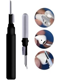 Resim Genel Markalar Bluetooth Kablosuz Kulaklık Temizleme Kalemi Aparatı Temizleme Kiti Temizlik Seti Tws 