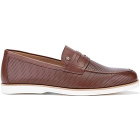 Resim Tamer Tanca Erkek Hakiki Deri Taba Loafer Ayakkabı 537 3410 Erk Ayk Y24 Taba Dr Taba 
