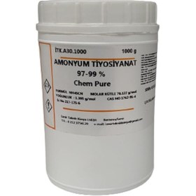 Resim Amonyum Tiyosiyonat 97-99 % Chem Pure -1000 Gr 