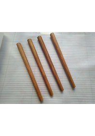 Resim Demontepark Ahşap Masa Ayağı, Konik Masa Ayağı, Ceviz Renk Masa Ayağı 