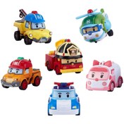 Resim NW NessiWorld Nessiworld Robocar Poli Gogo Rescue Deluxe 6'lı Set 