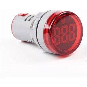 Resim Ad22-22v 22mm Dijital Voltmetre 20-500v Ac 