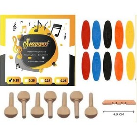 Resim Şenses 0.18 Bağlama Teli + Burgu Seti + Tezene Seti + Eşik 