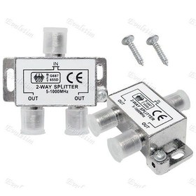 Resim 2'li Uydu Splitter Kablo Tv Rg6 4818A Çoklayıcı Dağıtıcı Anten Çanak 
