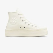 Resim Converse Chuck Taylor All Star Modern Lift Platform Canvas Kadın Krem Sneaker 