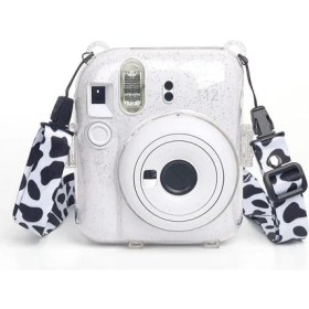 Resim Instax Mini 12 Fotoğraf Makinesi 10'lu Film Simli Pleksi Kılıf ve Fotoğraf Çerçevesi Seti 2 