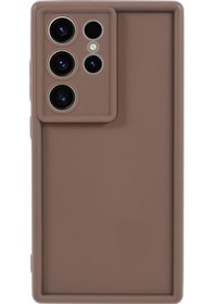Resim Samsung Galaxy Uyumlu S24 Ultra Tpu Kılıf Mat Kaplama İnce Profil Telefon Koruyucu 