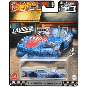 Resim Hot Wheels Premium '12 Corvette Z06 Drag Racer Oyuncak Araç HCR12 