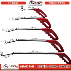 Resim Pdr Boyasız Göçük Düzeltme 10 Parça Çubuk Seti 