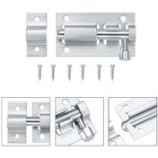Resim 4 Adet Kapı Kilidi, Sürgülü Kapı Mandalı, Sürgülü Kapı Kilidi, Kapı Kilidi 