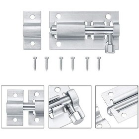 Resim 4 Adet Kapı Kilidi, Sürgülü Kapı Mandalı, Sürgülü Kapı Kilidi, Kapı Kilidi 