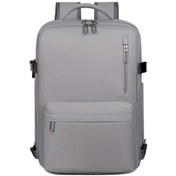 Resim Honeybeeshop Gri Macrock Buyuk Kapasiteli 2si 1 Arada Sirt Cantasi Valiz 3962cm Laptop Cebi Sarj Portu Diğer 