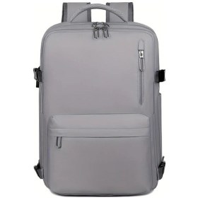 Resim Honeybeeshop Gri Macrock Buyuk Kapasiteli 2si 1 Arada Sirt Cantasi Valiz 3962cm Laptop Cebi Sarj Portu Diğer 