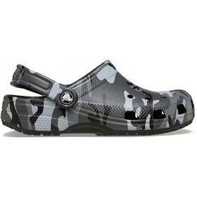 Resim Crocs Classic Camouflage Çocuk Terlik Siyah 