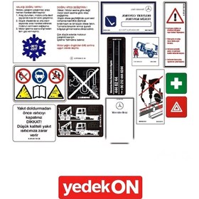 Resim Kapı Ve Yan Duvar Uyarı Etiketi Axor Set 