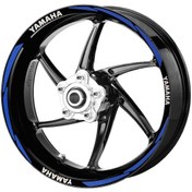 Resim Deeb Yamaha Jant Şeridi Reflektif Mavi Beyaz Model S N11.69975 