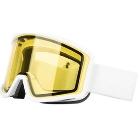 Resim Unisex Kayak Gözlükleri, Buğu Önleyici Kayak Snowboard Gözlükleri, Kadınlar Erkekler İçin Kar Gözlükleri Bisiklet Motosiklet Gözlükleri Beyaz Sarı 
