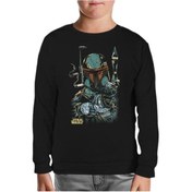 Resim Star Wars - Gun Siyah Çocuk Sweatshirt 