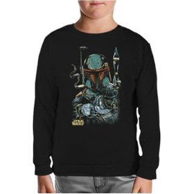 Resim Star Wars - Gun Siyah Çocuk Sweatshirt 