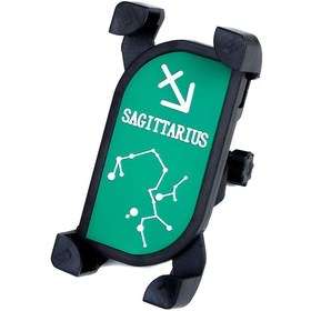 Resim Neevoyu Bisiklet Telefon Tutucusu 360 Dönebilen Sabit Konumlandırma, Yumuşak Kauçuk Döşemeli, 6.8 İnç'e Kadar Uyumlu, Burç Desenli Diğer 