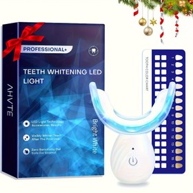 Resim Diş Beyazlatma LED Işığı, 16x Mavi Işık Diş Ağartıcı Hızlandırıcı, Geliştirilmiş Dental Parlaklık Lambası 