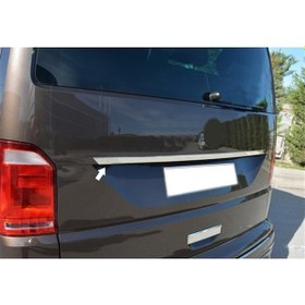 Resim Woc Chrome Vw T6 Transporter Plaka Üstü Krom Çıta 2015 Sonrası Pa 