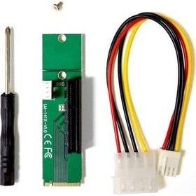 Resim Nvme riser 4x nvme ekran kartı çoğaltıcı x4 riser 