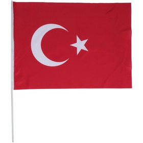 Resim Ayyıldız Türk Bayrak Sopalı 50X75 cm 