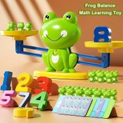 Resim 3 yaş ve üzeri çocuklar için Kurbağa Matematik Denge Oyuncakları - Sayılar, El-Öğrenme Koordinasyonu ve İnce Motor Becerileri için Eğlenceli Öğrenme Oyunu, Dayanıklı Plastik Yapı, Erkekler ve Kızlar İçin Mükemmel, Etkileşimli Okul Matematik Öğretim Yardımcısı, Kurbağa 