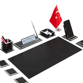 Resim Makroofis Nova Sümen Takımı 11 Parça Siyah Full Set 