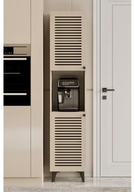 Resim Sümer Çok Amaçlı Dolap - Kahve Köşesi - Kiler Dolabı - Banyo Dolabı - Ayakkabılık - Mutfak Dolabı Kumtaşı 