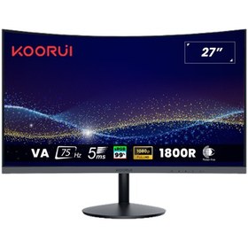 Resim Koorui 27'' 27N5C 75Hz 5ms VA FHD (HDMI, VGA) Curved Monitör 