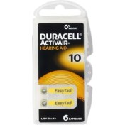 Resim Duracell 10 Numara Düğme Kulaklık Pili İşitme Cihazı İçin 6'lı Paket 