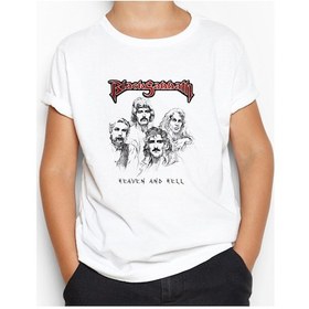 Resim Black Sabbath Heaven And Hell Beyaz Çocuk Tişört Beyaz 