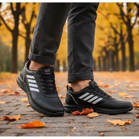 Resim Wanderfull Siyah Erkek Mevsimlik Günlük Spor Ayakkabı Rahat Ortopedik Suya Ve Soğuk Dayanıklı 4278 