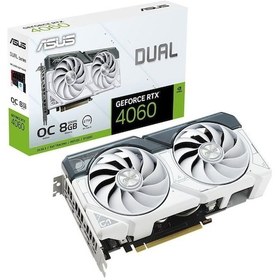 Resim Asus NVIDIA GeForce RTX 4060 Dual OC White DUAL-RTX4060-O8G-WHITE 8 GB GDDR6 128 Bit Ekran Kartı 
