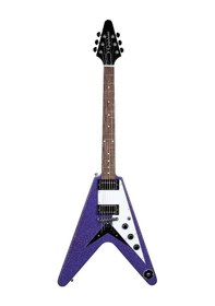 Resim Epiphone Exclusive Flying V Elektro Gitar Purple Sparkle 