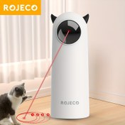 Resim Otomatik Lazer Işık Kedi/Köpek Oyuncağı Etkileşimli Akıllı Evcil Kedi İç Mekan Oyuncakları Köpekler İçin, Pil Dahil Değil 