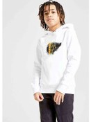 Resim Grind Get Ready It'S A New Baskılı Unisex Çocuk Kapüşonlu Sweat Beyaz 